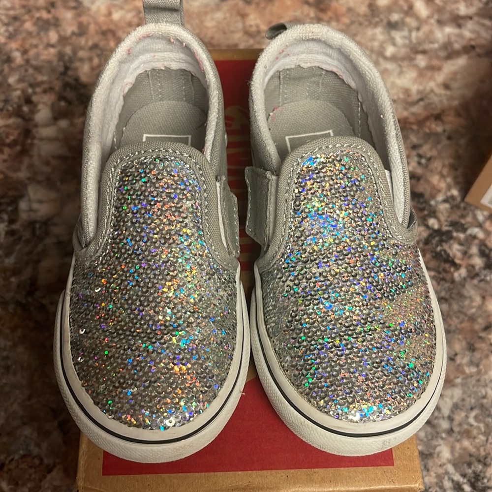 Sequin Vans Toddler 7
